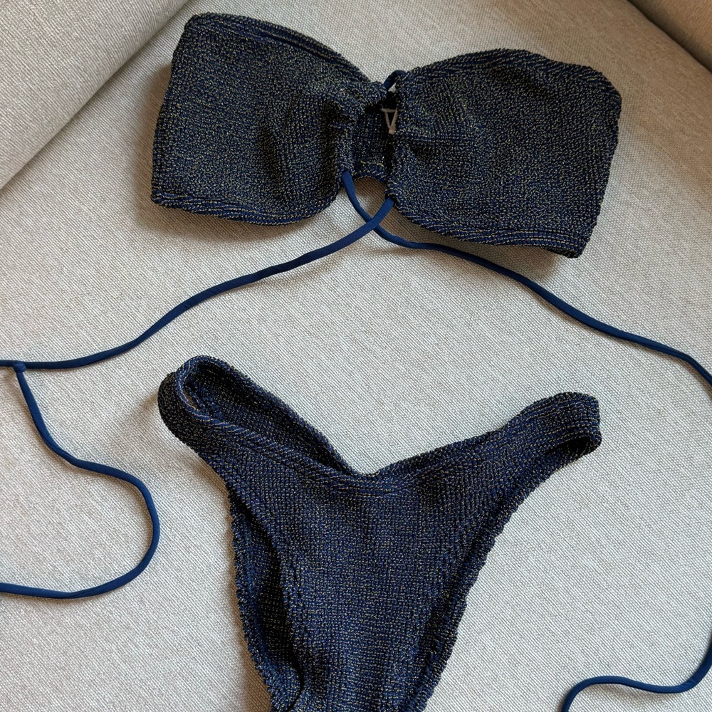 Bond-Eye Bikini Navy Blue